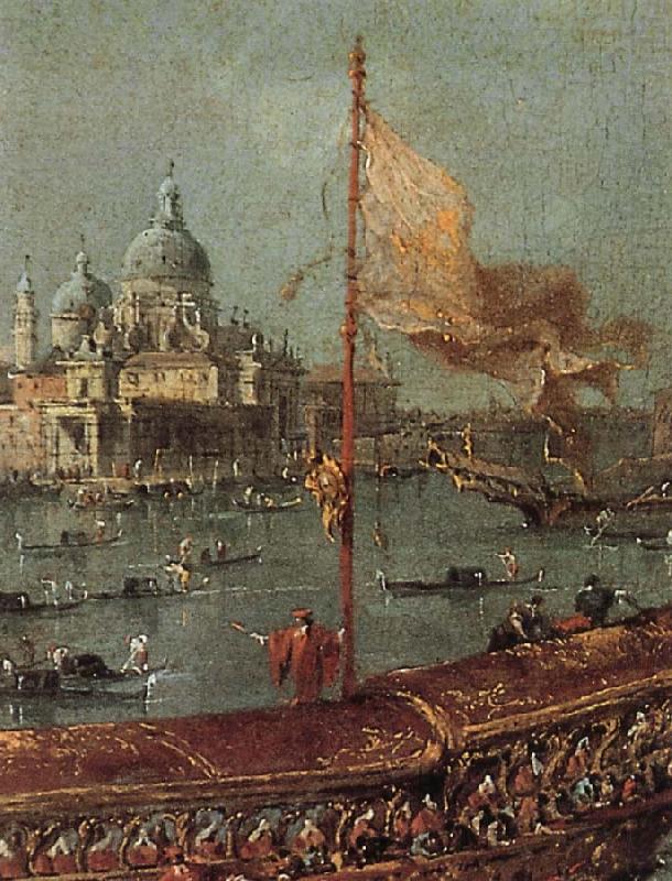 Francesco Guardi Details of The Departure of the Doge on Ascension Day china oil painting image